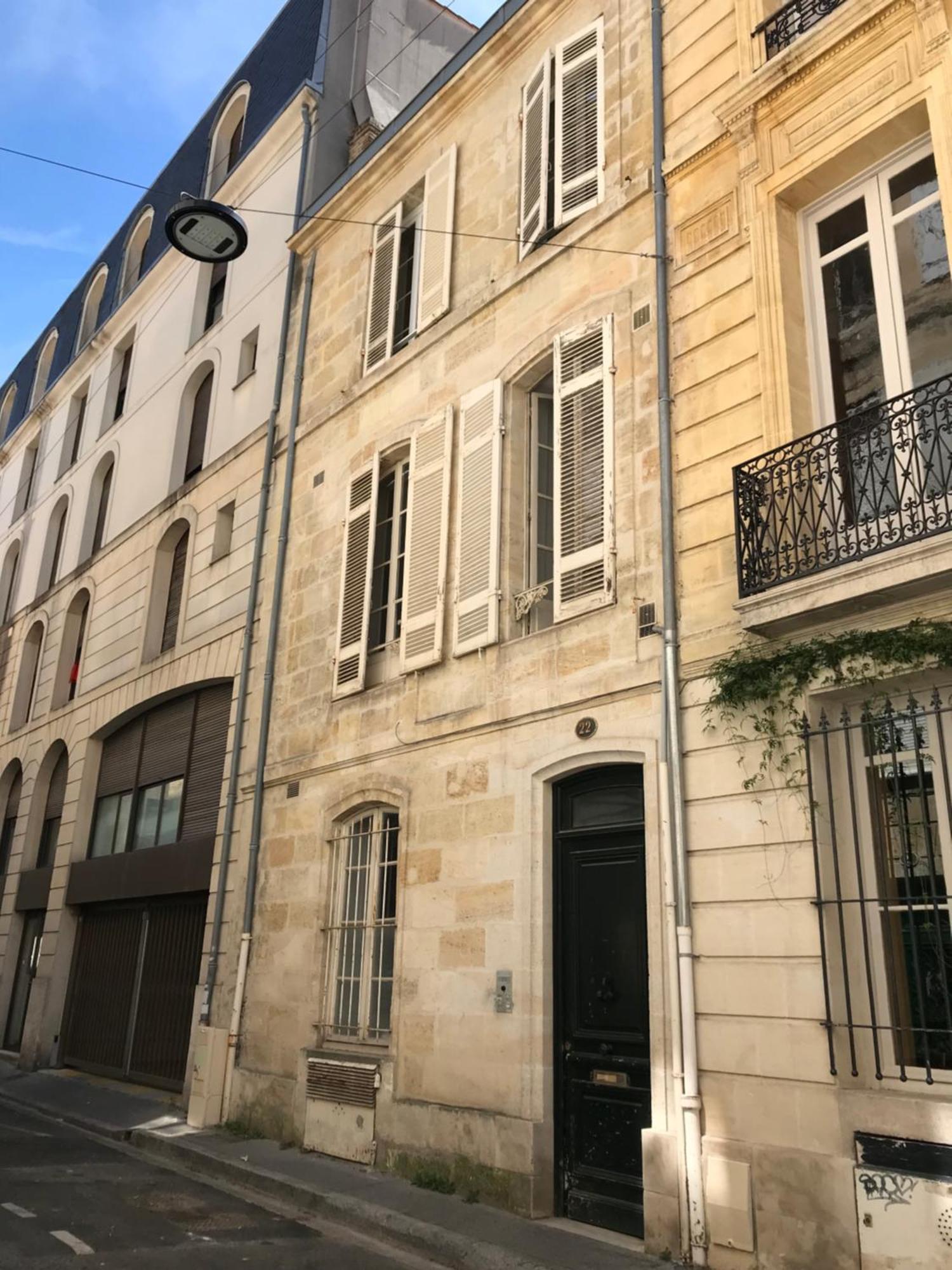 Studio De 30 M2 Dans Le Triangle D'Or De Bordeaux Bagian luar foto